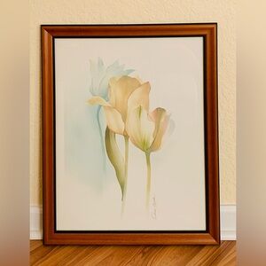 Framed Floral Art Print